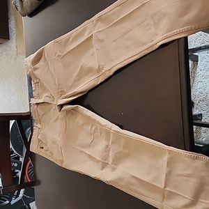 Men's pants work style khaki/tan 34/32